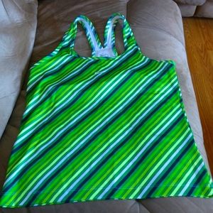 Nike tankini swim top